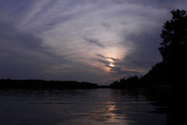 Evening Twilight on Lake  Wissota, Lake Wissota State Park - Chippewa Falls, WI