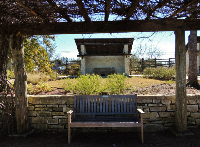 Veranda Seating in the Display Gardens Area, Lady Bird Johnson Wildflower Center