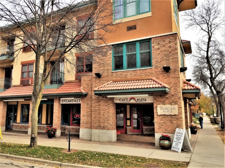 Street View of Front Entrance, Cafe Maya – Madison, WI – My Wisconsin Space